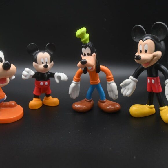 Disney micky mouse and goofy 4 toy bundle - vintage! All 4 included - Picture 10 of 10